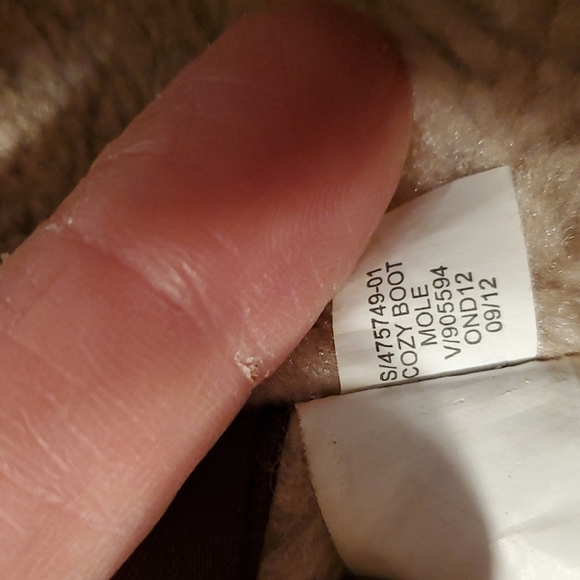 Girls 3 brown cozy calf boot - Picture 8 of 10